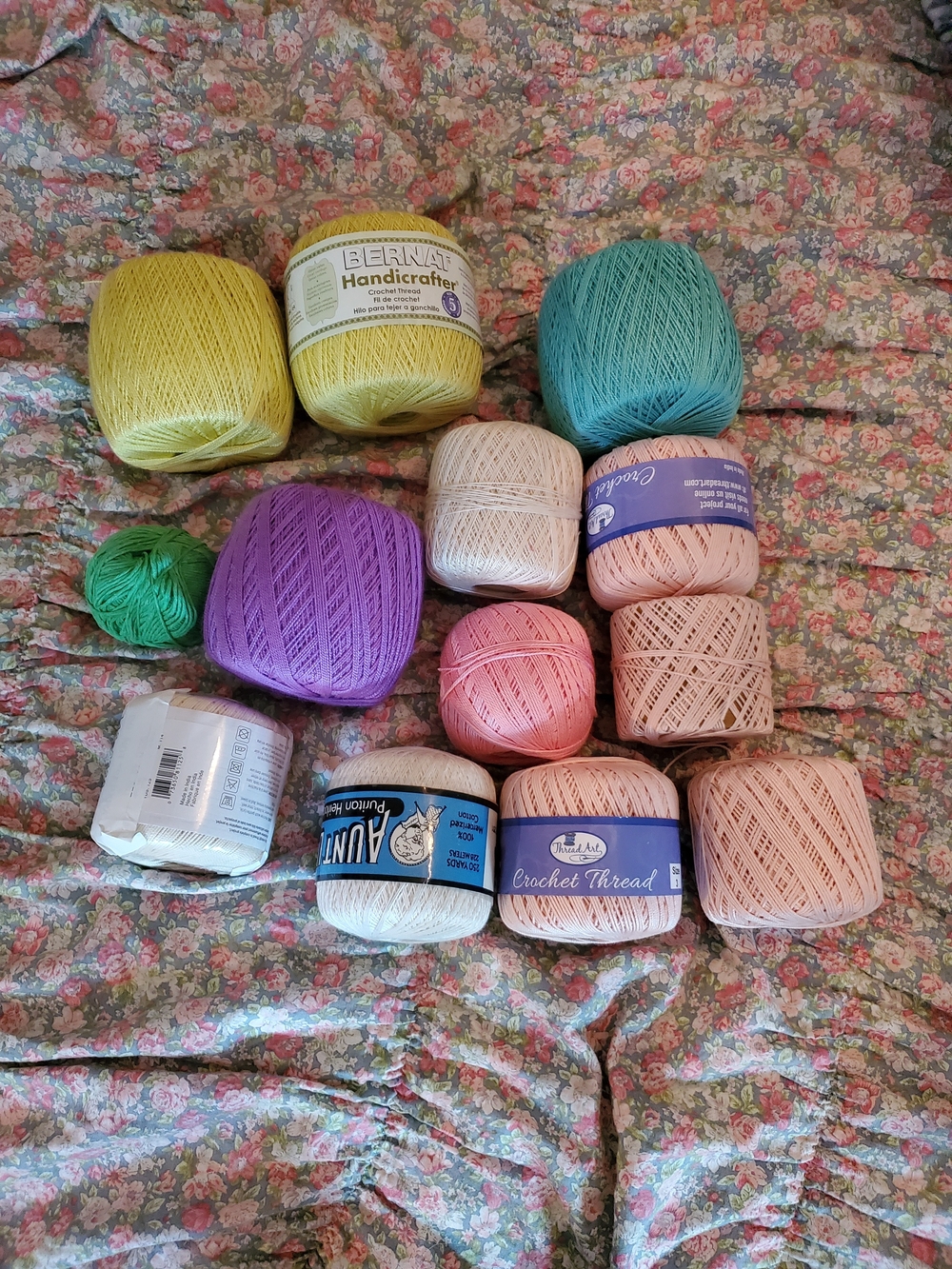 Assorted Cotton Crochet Thread Lot - Picture 3 of 8